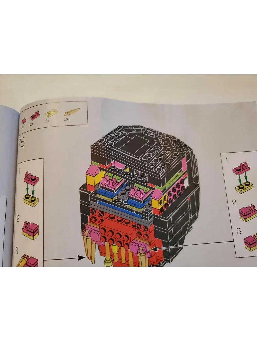 Lego Venom Head # 76187 Instruction Manual Booklet ONLY